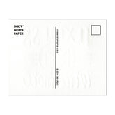 Text Less. Write More. Postcard